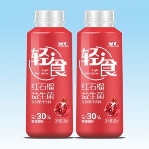 品汇轻食红石榴益生菌330ml