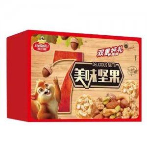 杰士利美味坚果酥性饼干（礼盒）