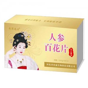 奇草逸安人参百花片压片糖果0.65gx300片