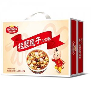 杰士利桂圆莲子八宝粥手提装