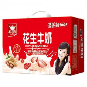 养君宝花生牛奶植物蛋白饮料箱