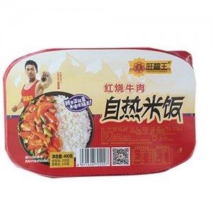 旺福王红烧牛肉自热米饭400克