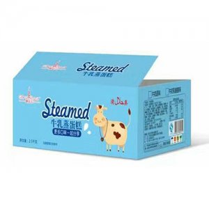 银贝尔牛乳蒸蛋糕箱装