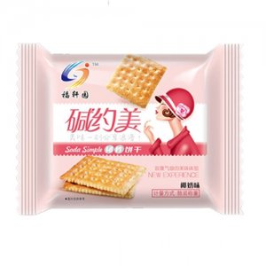 福轩园碱约美韧性饼干椰奶味散称