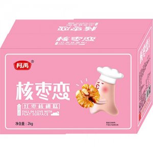 柯禹核枣恋红枣核桃糕2kg