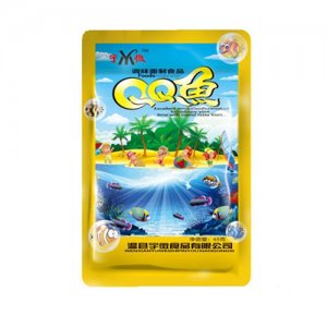 宇微65gQQ鱼味零售价：1元