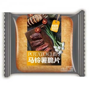 盖能马铃薯脆片岩板烤鱿鱼风味