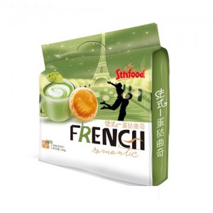盛天红法式蛋挞曲奇抹茶味320g