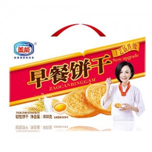 盖能早餐饼干800g