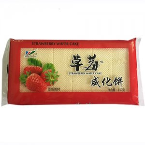 福轩园草莓味威化饼150g