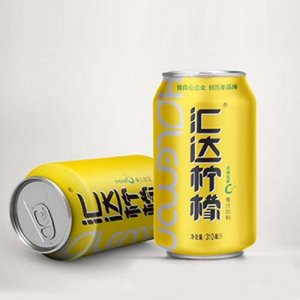 汇达柠檬果汁饮料310ml易拉罐