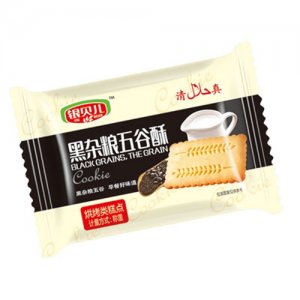 银贝儿黑杂粮五谷酥称重