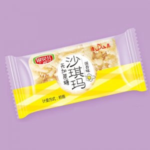 银贝儿无加蔗糖沙琪玛蛋香味