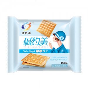 福轩园碱约美韧性饼干奶盐味散称