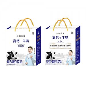 馨畅高钙+牛奶复合蛋白饮品礼盒