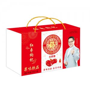 汇甜红枣枸杞果味饮品木盒
