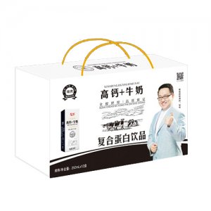 馨畅高钙+牛奶复合蛋白饮品木盒