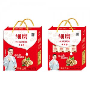 汇甜细磨核桃味无蔗糖果味饮品礼盒
