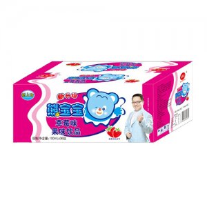 汇甜熊宝宝草莓味果味饮品