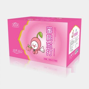 爱尚客蜜桃苏打外箱 400ml×24瓶 果味苏打饮料