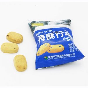 特酥行动曲奇饼干蓝莓味40g