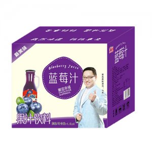 汇甜蓝莓果汁1.5l带把
