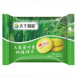 天下洞庭大麦若叶青酥性饼干