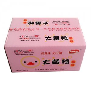 清香溢大黄鸭蛋糕箱装
