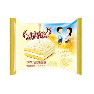 妙恋白巧克力涂饰蛋糕