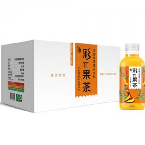 大马邦彩π果茶百香果茶果汁饮料500mlx15瓶