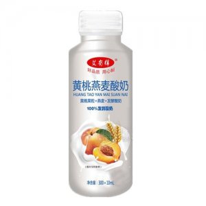 艾有样黄桃燕麦果粒酸奶饮品310ml