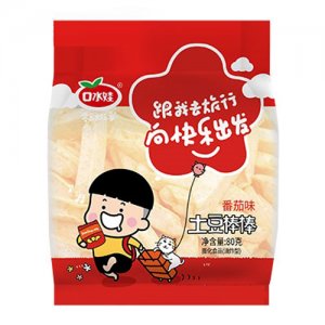 口水娃土豆棒棒番茄味80g