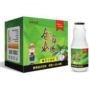 仓西农场椰子汁1.25Lx6瓶