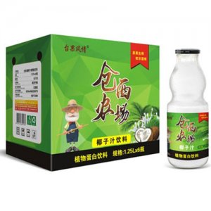 仓西农场椰子汁1.25Lx6瓶（葫芦瓶）