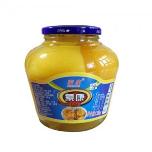蒙康桃水果罐头1.25kg