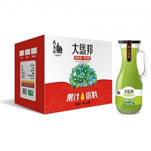 大马邦1.25Lx6猕猴桃汁手柄瓶