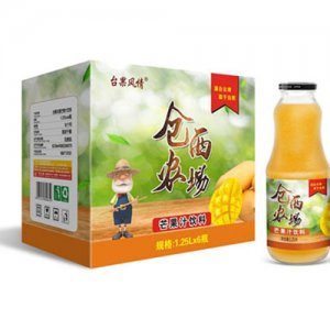 仓西农场芒果汁1.25Lx6瓶