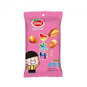 口水娃兰花豆烤肉味70克