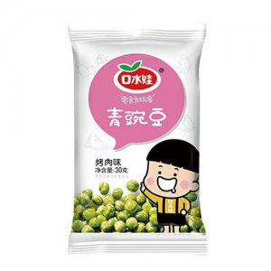 口水娃青豌豆烤肉味30g袋装