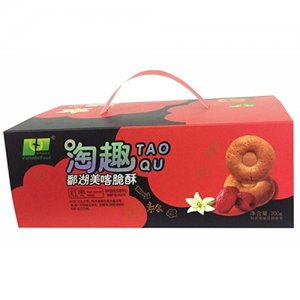 淘趣鄱湖美喀脆酥红枣饼干礼盒装