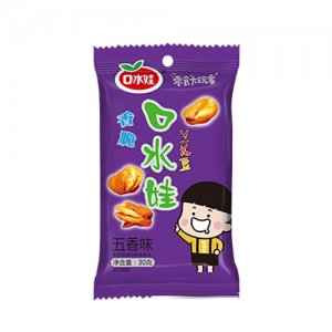 口水娃兰花豆五香辣味30克