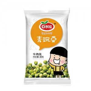 口水娃青豌豆牛肉味30g袋装