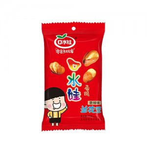 口水娃兰花豆香辣味70克