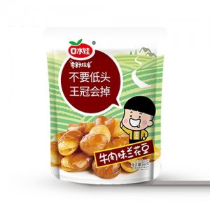 口水娃情怀版牛肉味兰花豆86克