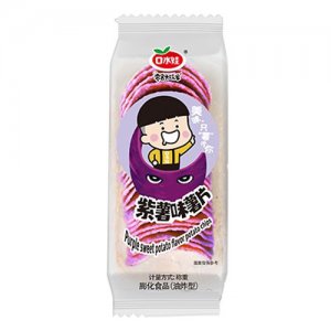 口水娃薯片紫薯味透明装