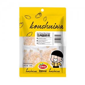 口水娃牛肉味炒米118g