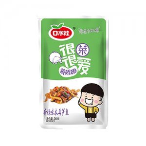 口水娃香辣味木耳笋丝26克