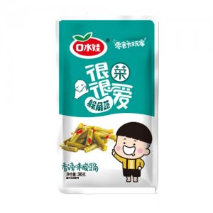 口水娃香辣味酸豆角36克