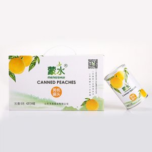蒙水黄桃罐头6罐装