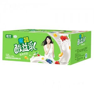 思杰果蔬酸益乳250mlx20盒